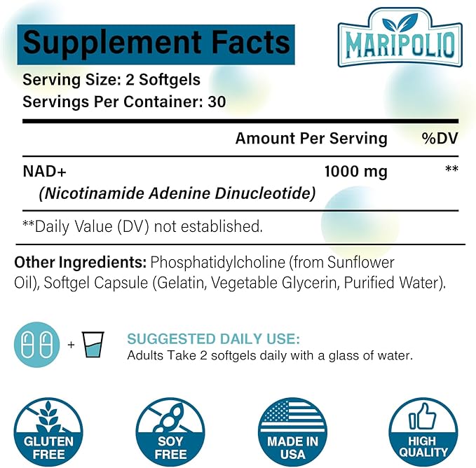 Liposomal NAD+ 1000 mg